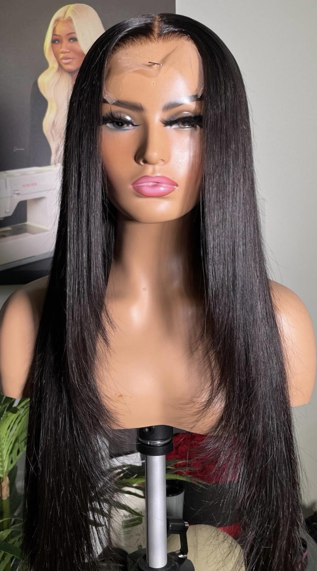 Jet Black Silk